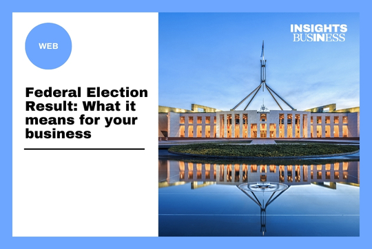 Federal election result event tile
