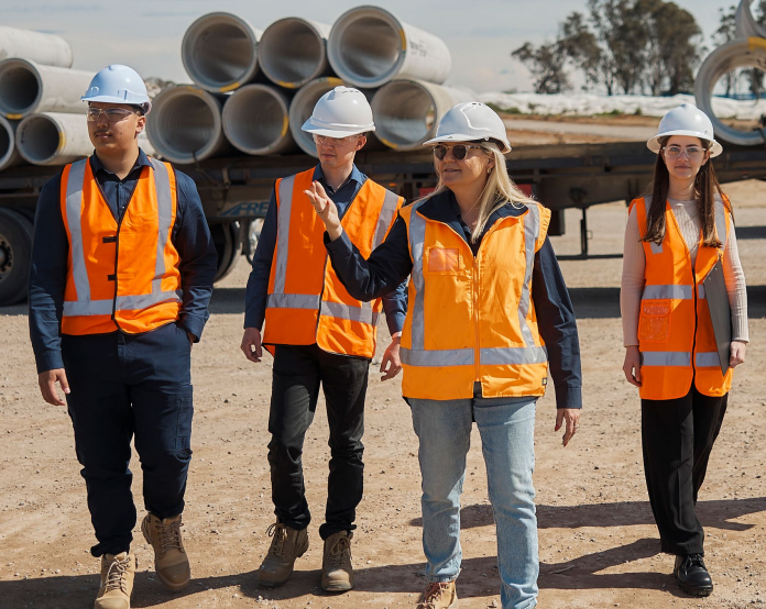 People on a worksite