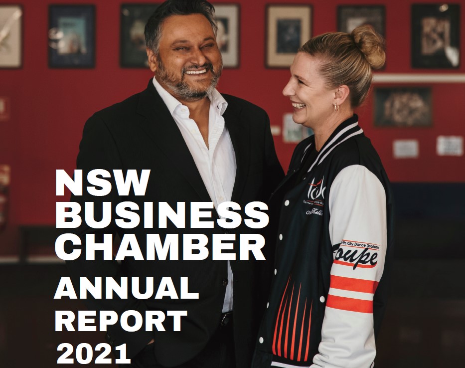 Business owner smiling