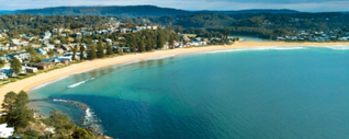 aerial shot of central coast