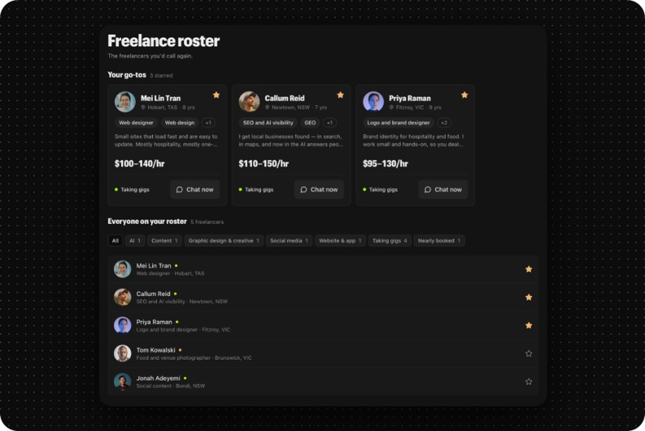Why work with freelancers