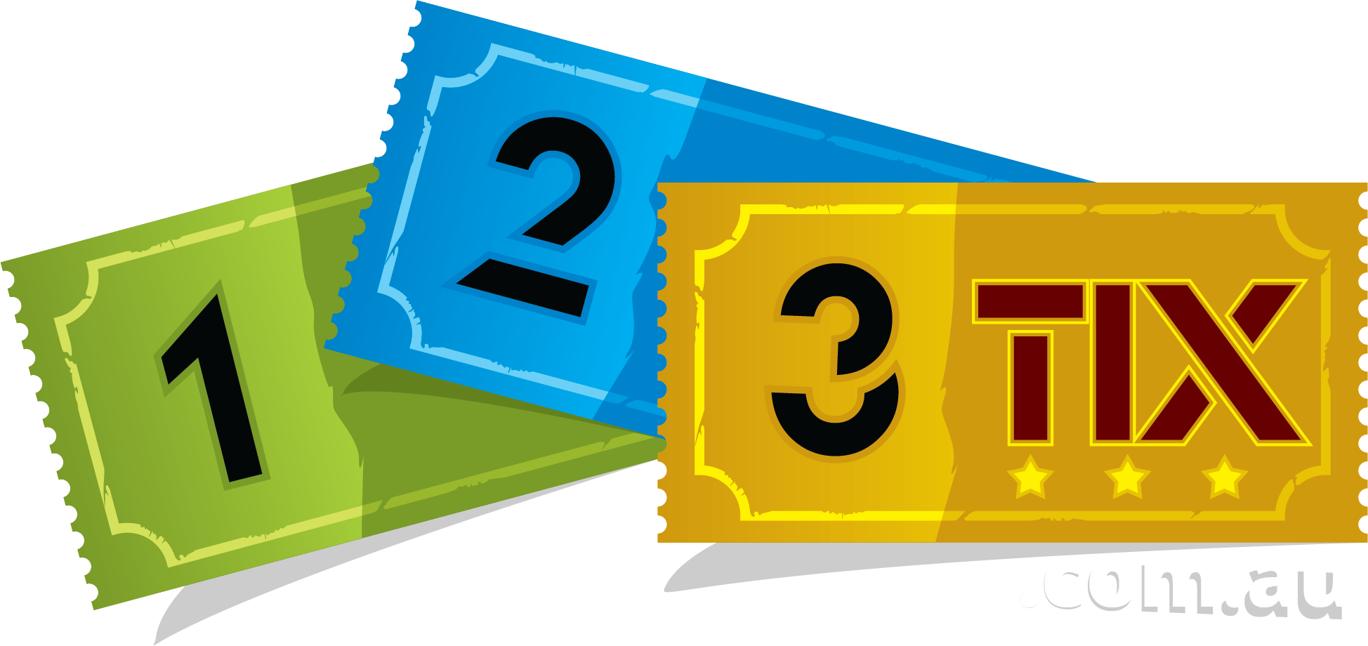 123 tix logo
